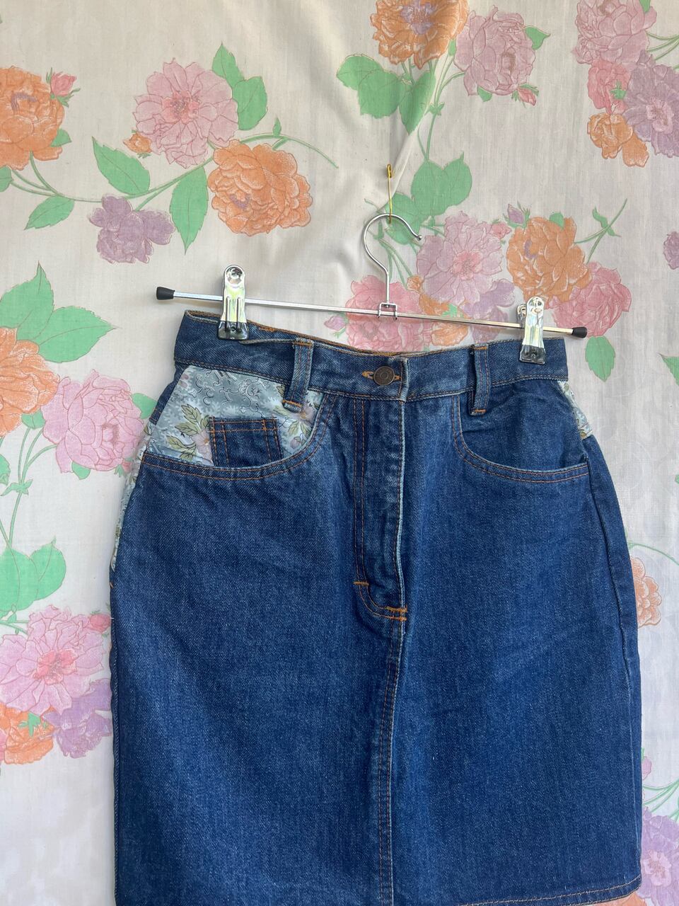 90's Short Denim Skirt