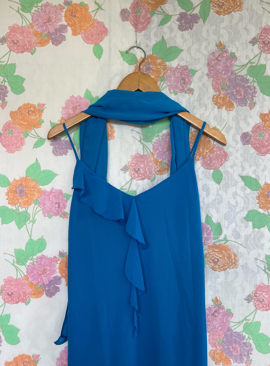 90's Blue Slip Dress