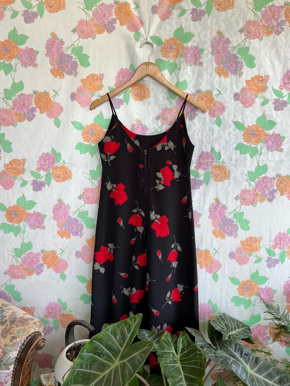 90's Roses Slip Dress