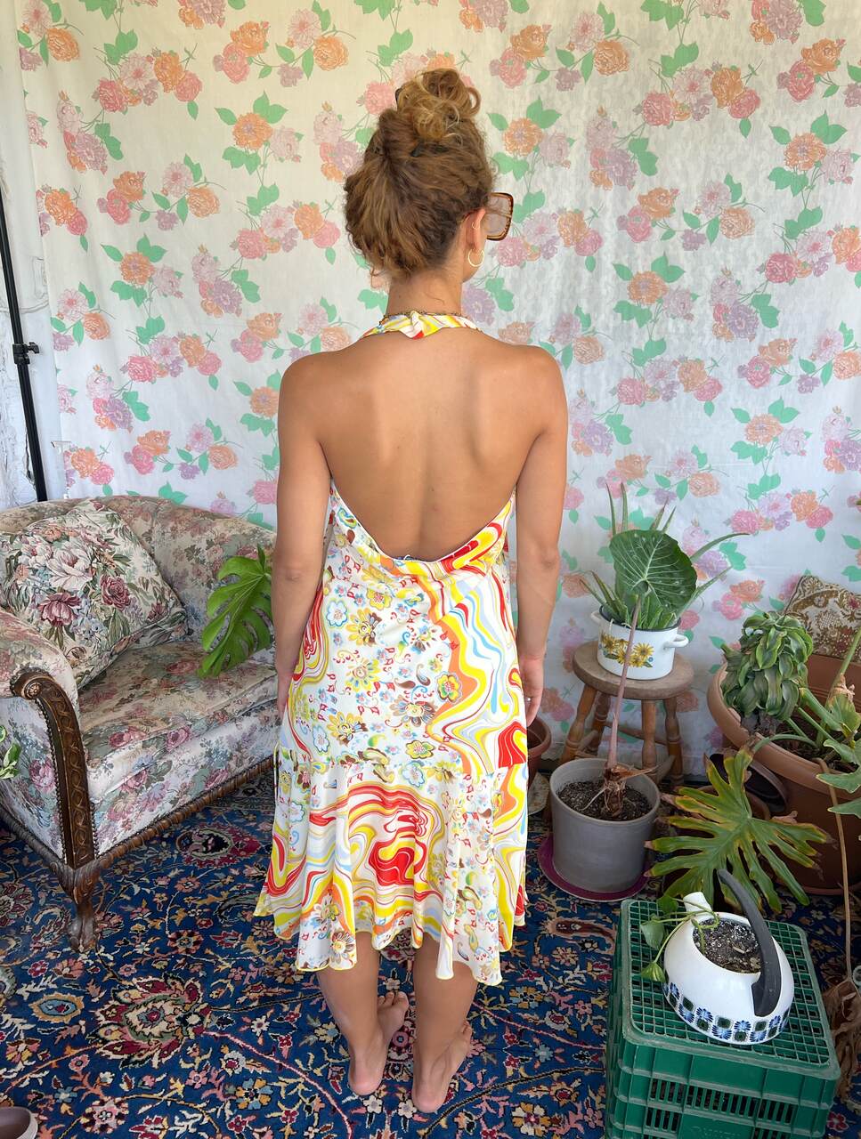 Y2K Fun Printed Dress