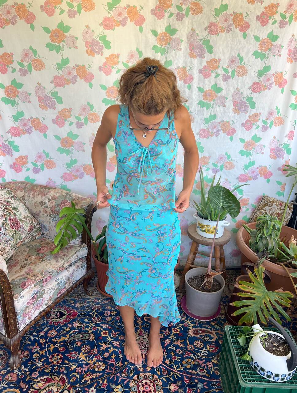 90's Iconic Paisley Set