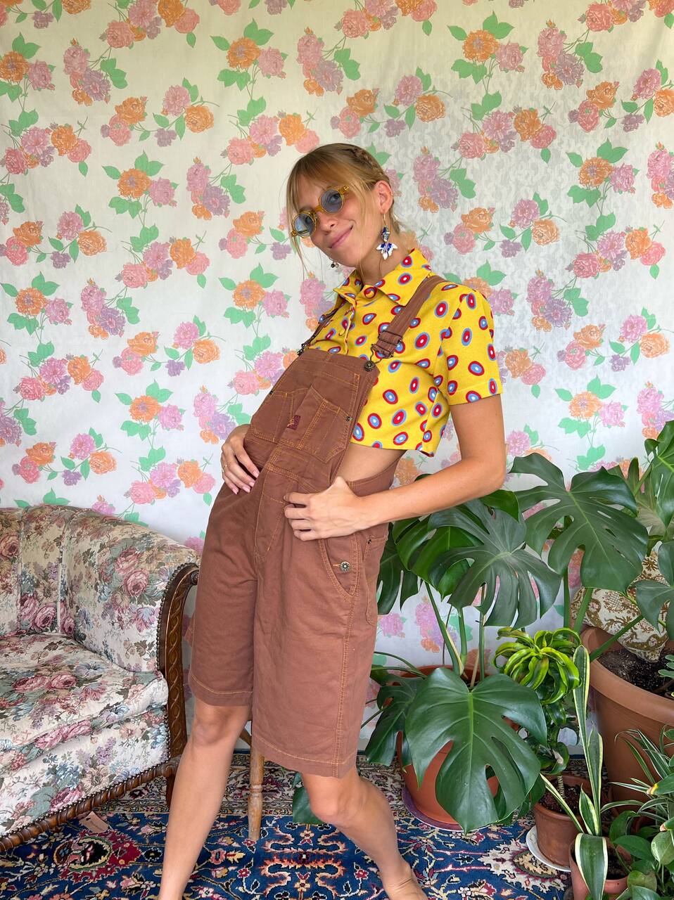 Rare Vintage Brown Jumpsuit - with the tag!