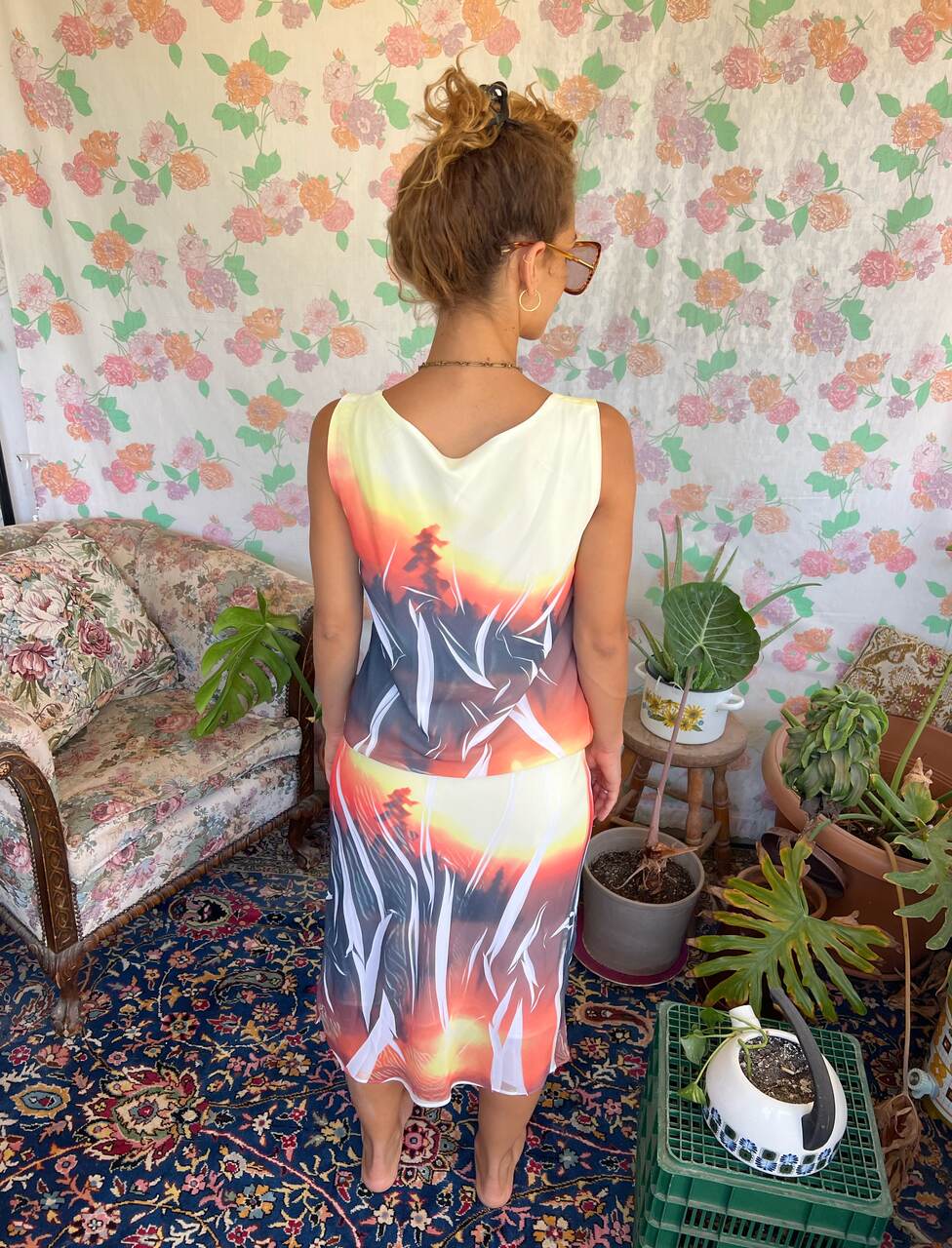 2000's Abstract Sunset Set