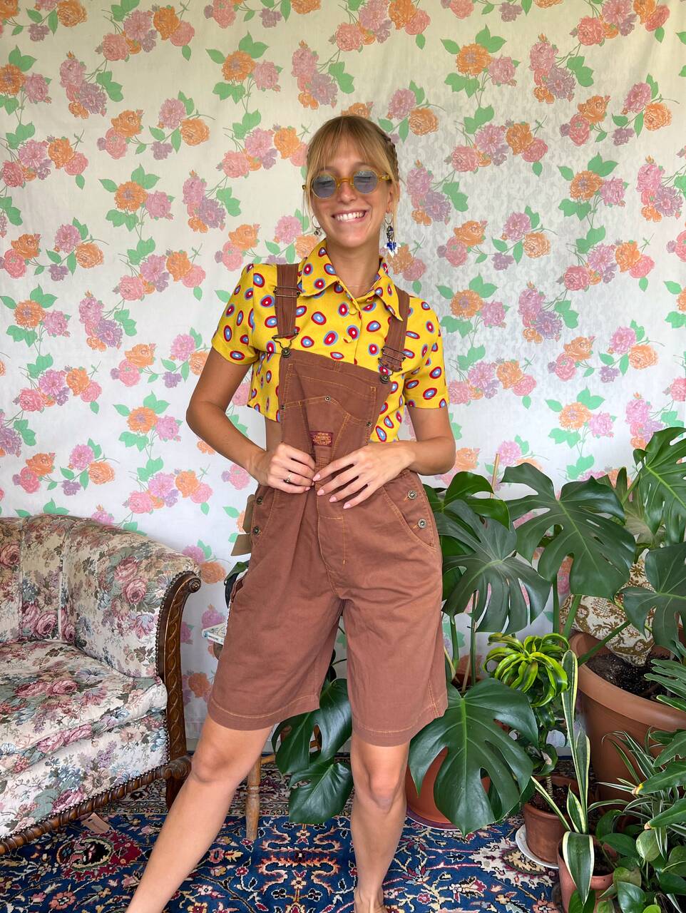 Rare Vintage Brown Jumpsuit - with the tag!