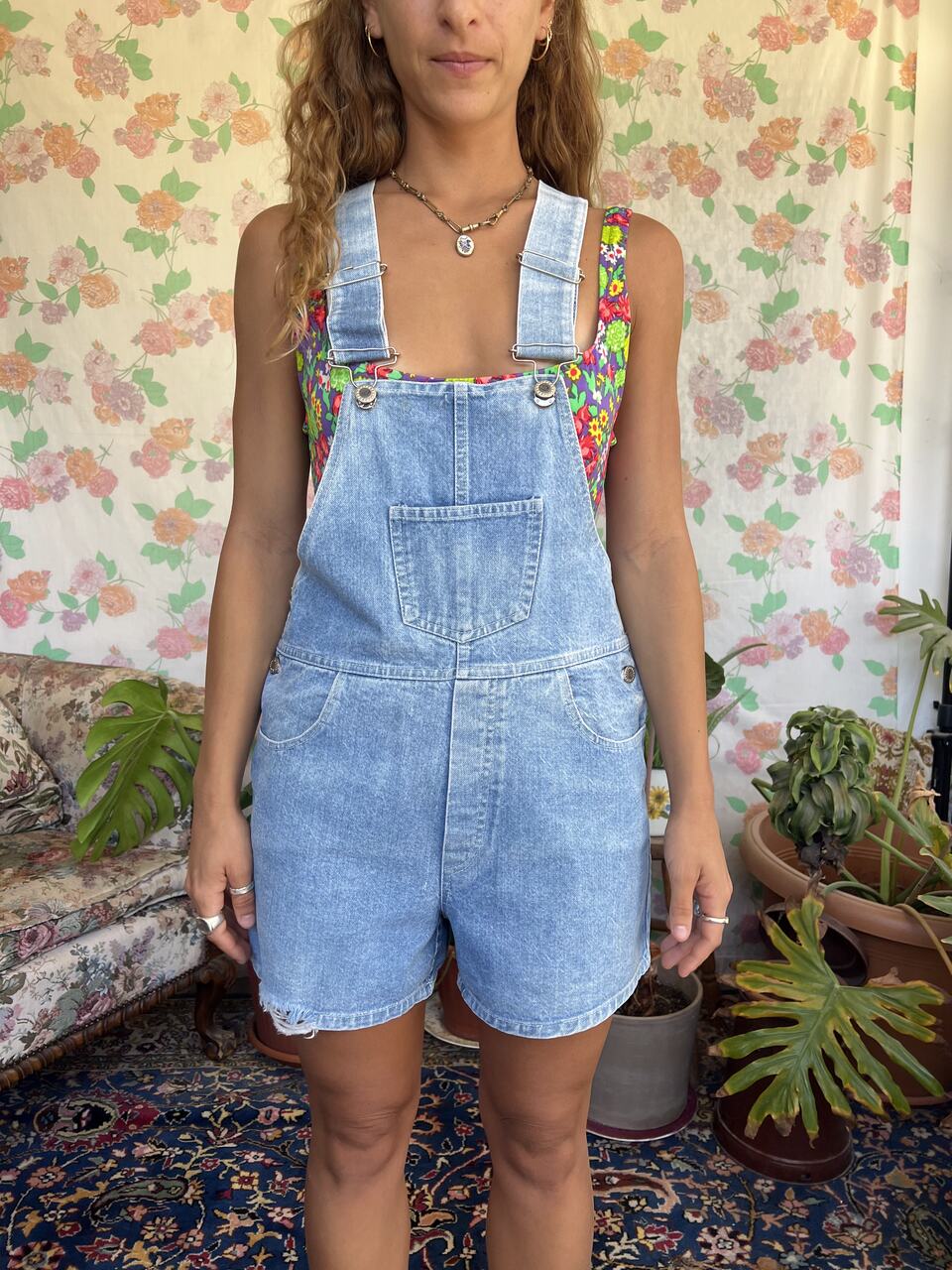 90's Light Denim Overall