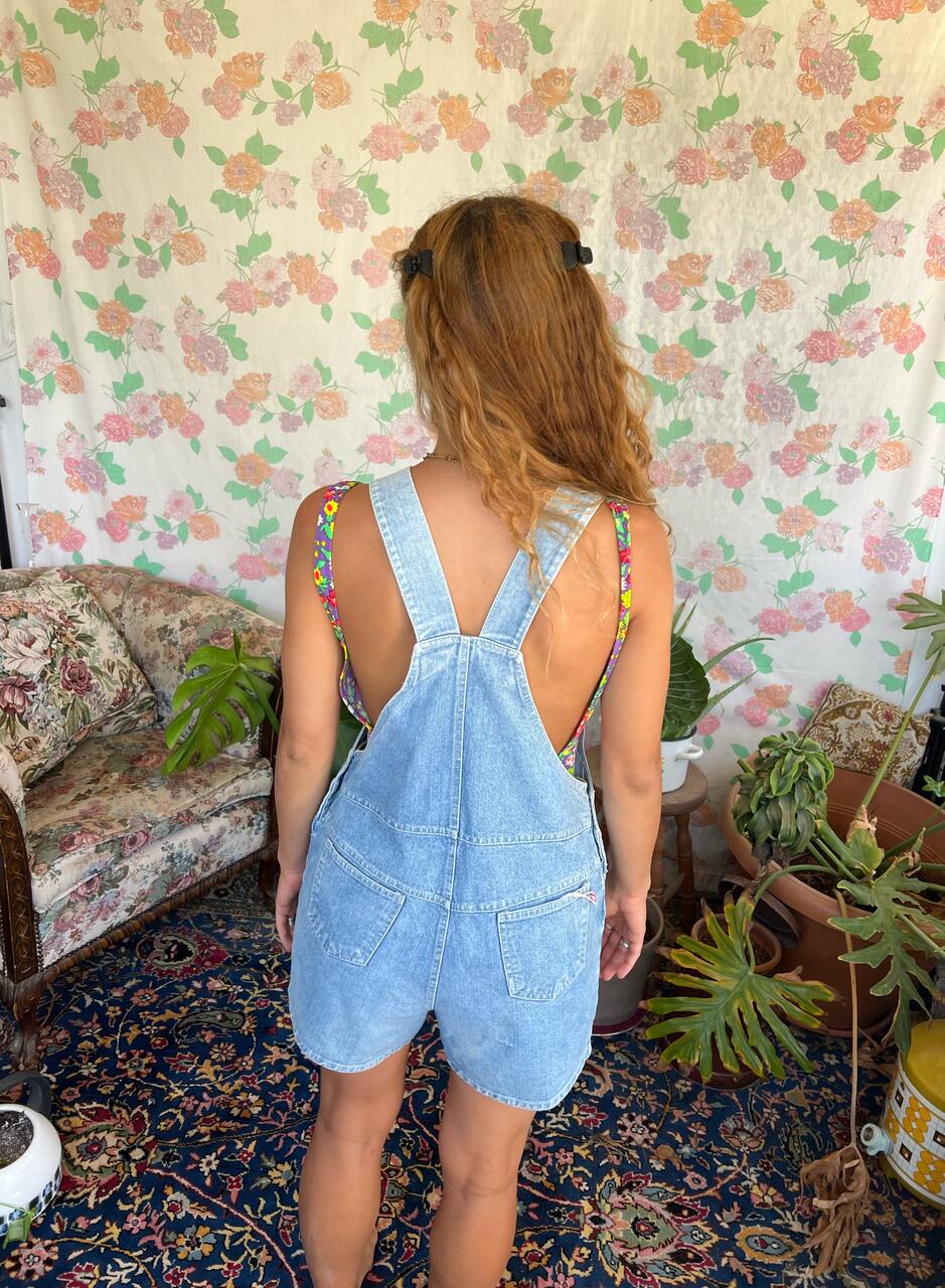 90's Light Denim Overall