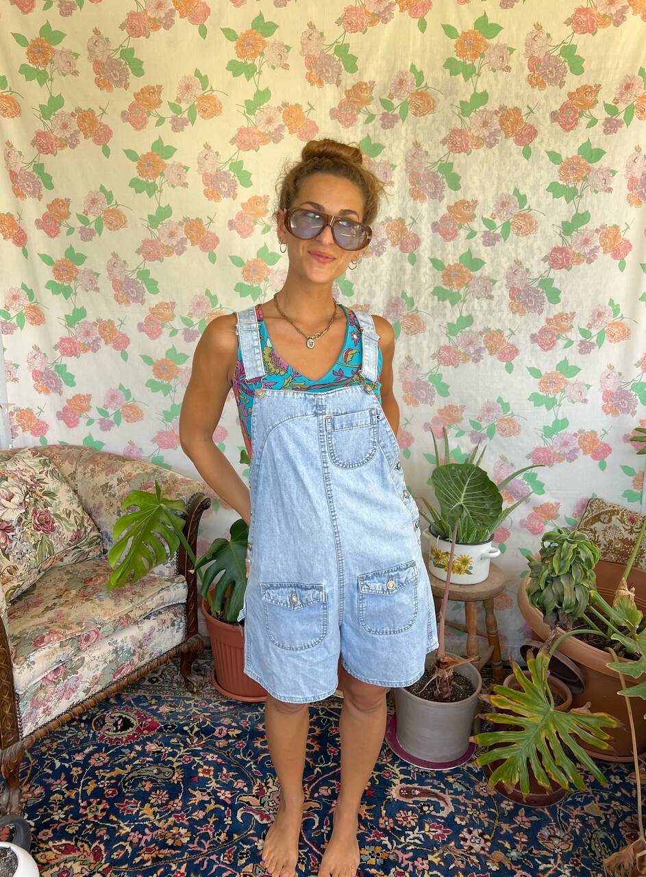 90's Denim Jumpsuit