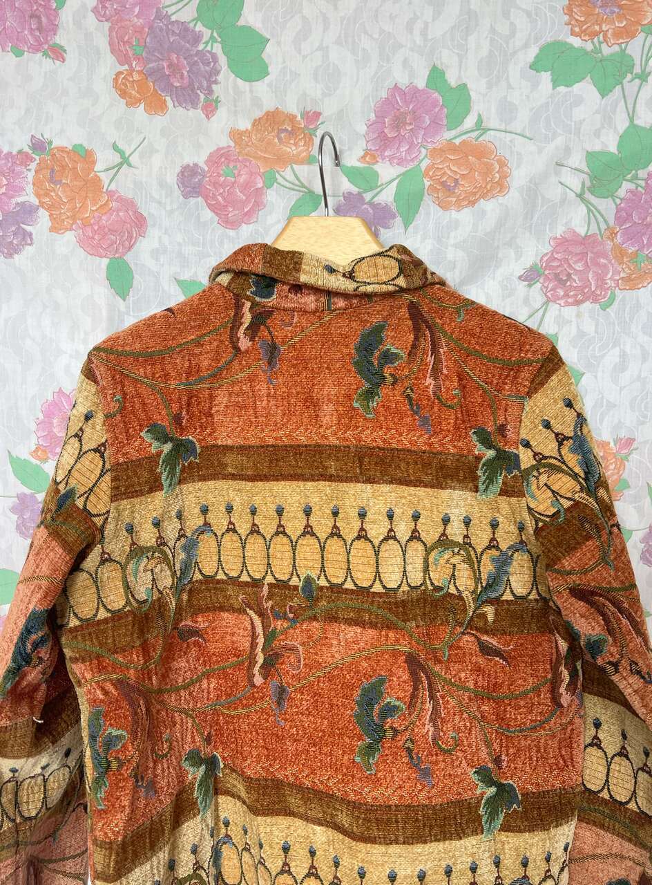 90's Unique Tapestry Jacket