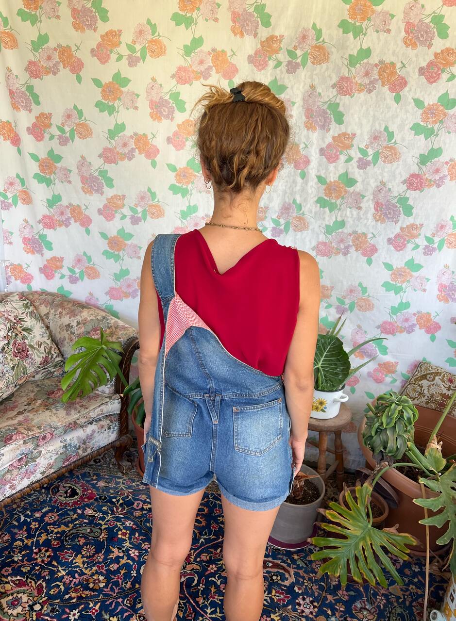 90's Marsala Printed Tank Top