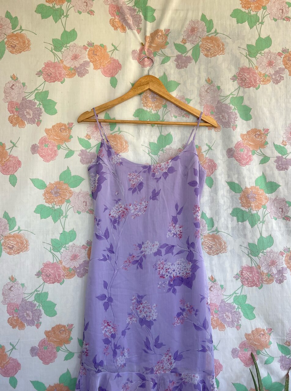 Lilac Garden Slip Dress