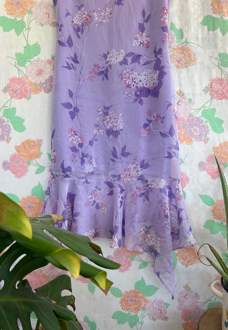 Lilac Garden Slip Dress