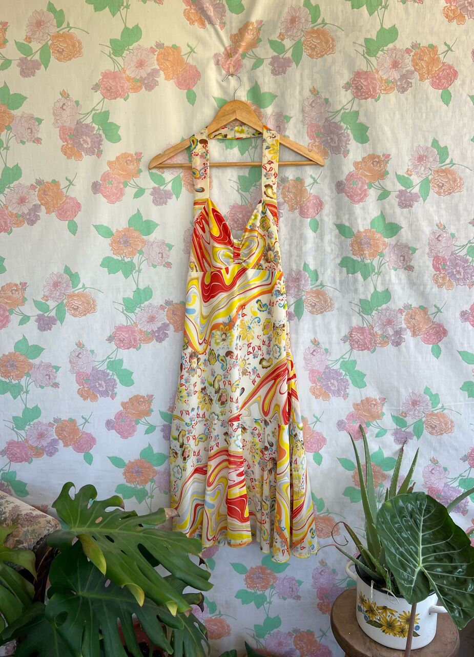 Y2K Fun Printed Dress
