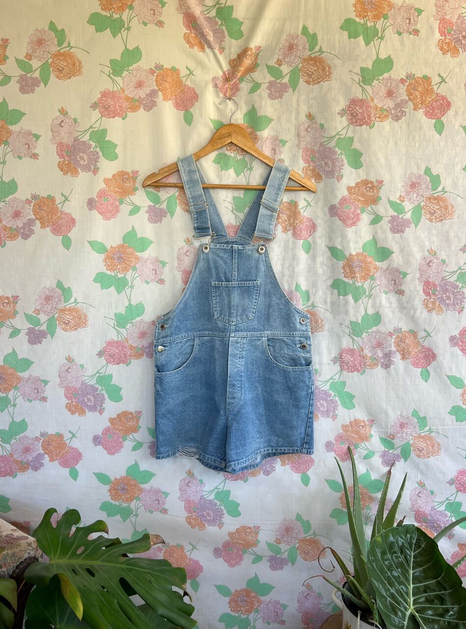 90's Light Denim Overall