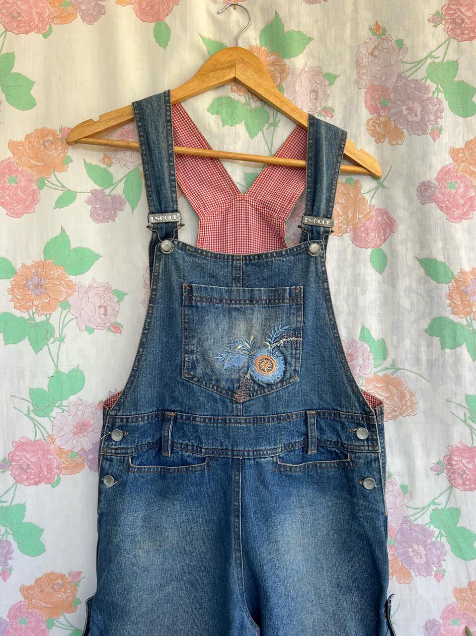 00's Short Denim Jumpsuit