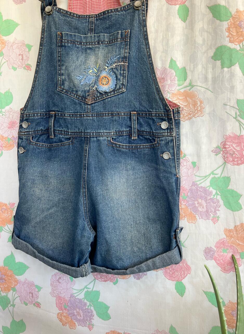 00's Short Denim Jumpsuit