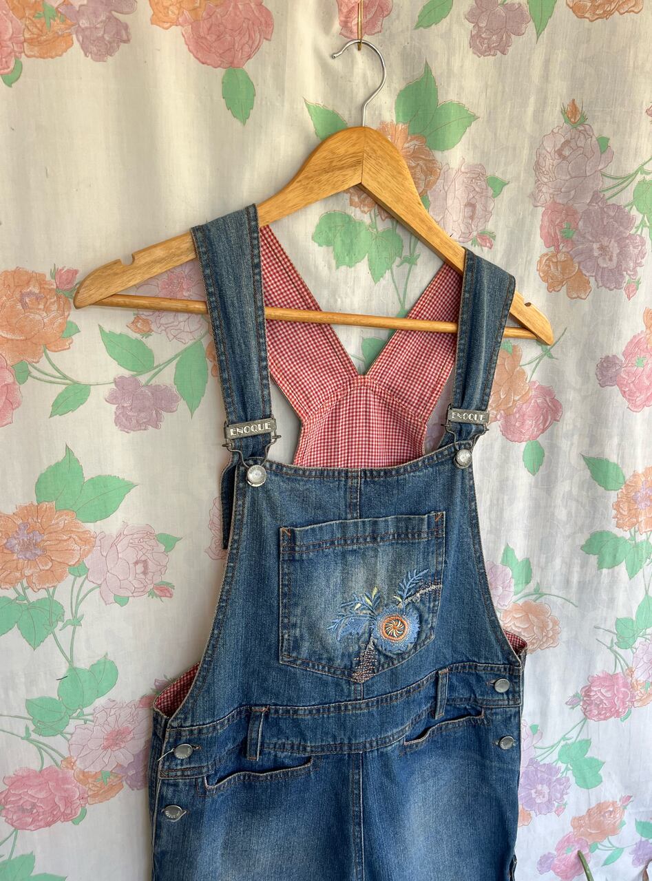 00's Short Denim Jumpsuit