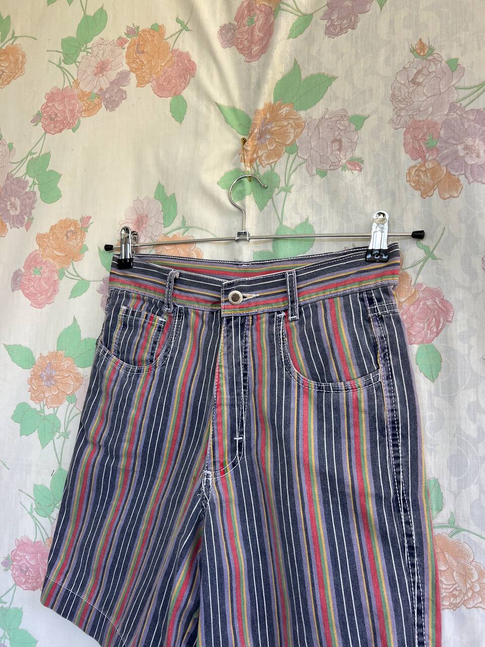 90's Striped Hamuche Shorts