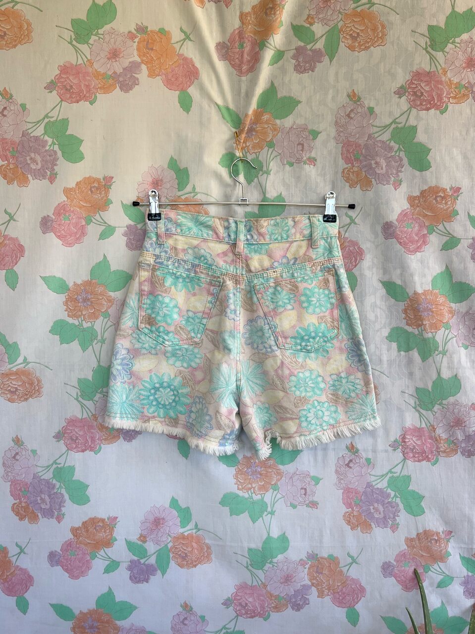 90's Pastel Denim Shorts