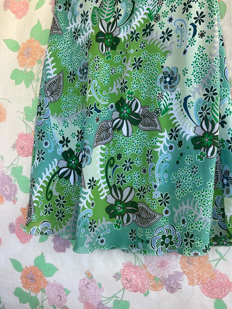 90's Insane Floral Skirt