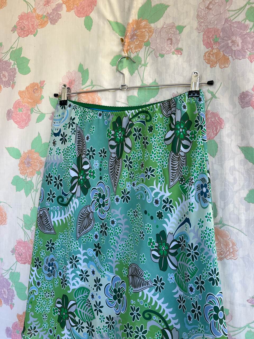 90's Insane Floral Skirt