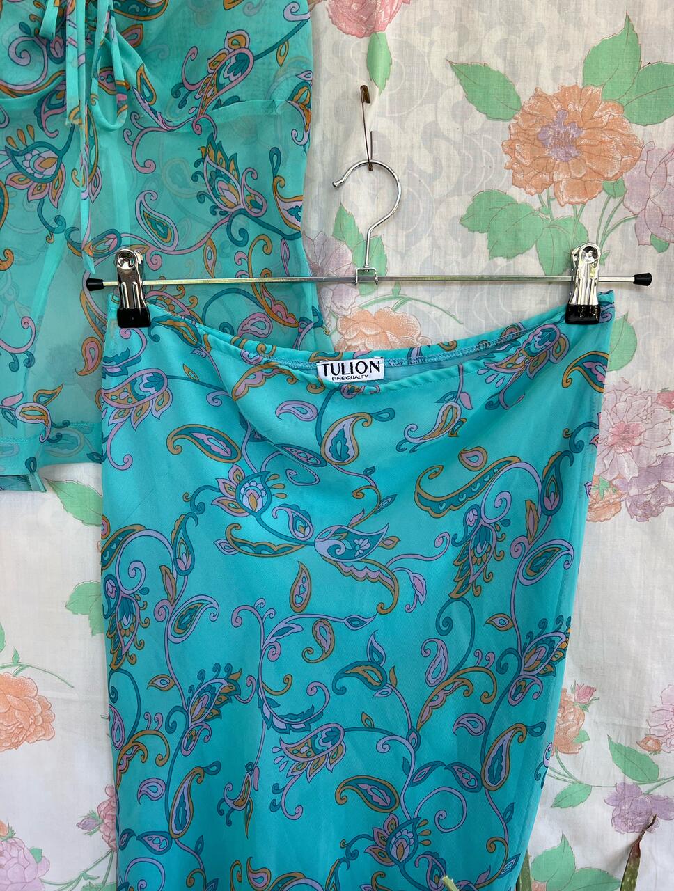 90's Iconic Paisley Set