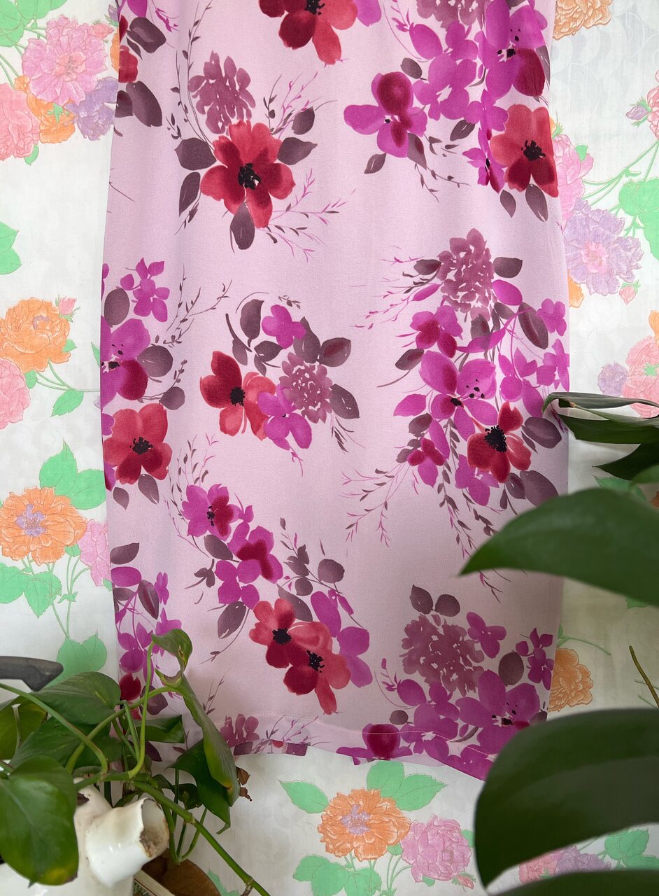 90's Bouquet Slip Dress