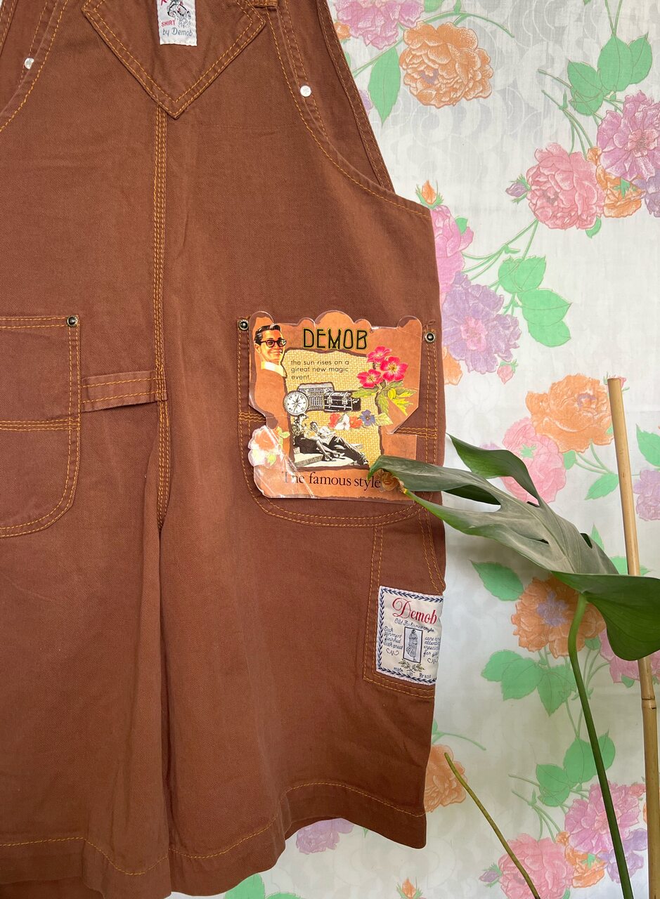 Rare Vintage Brown Jumpsuit - with the tag!