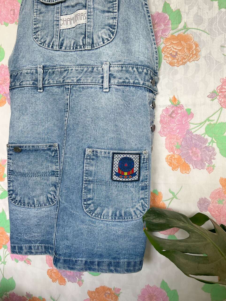 90's Patch Denim Dress