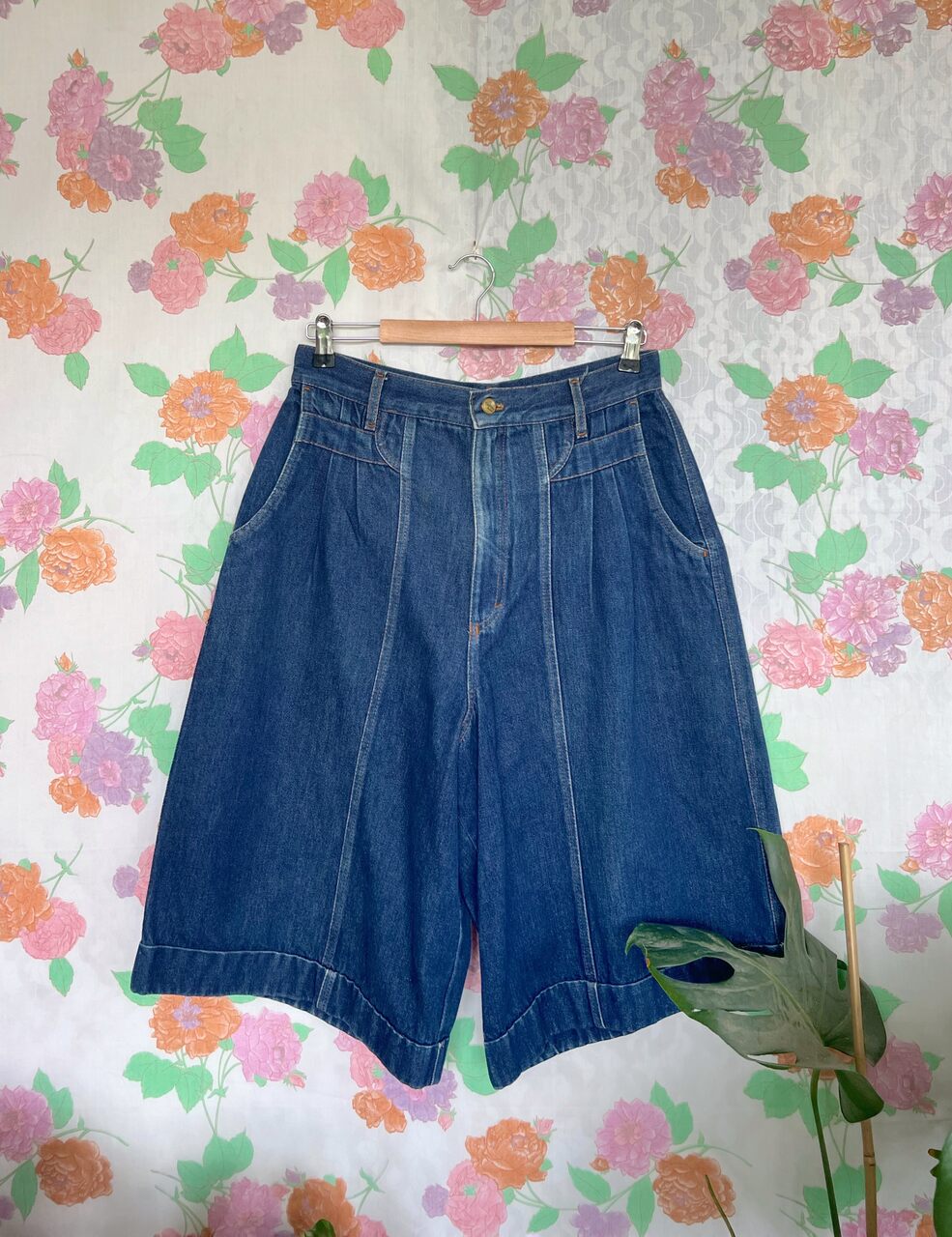 90's Baggy Denim Bermuda