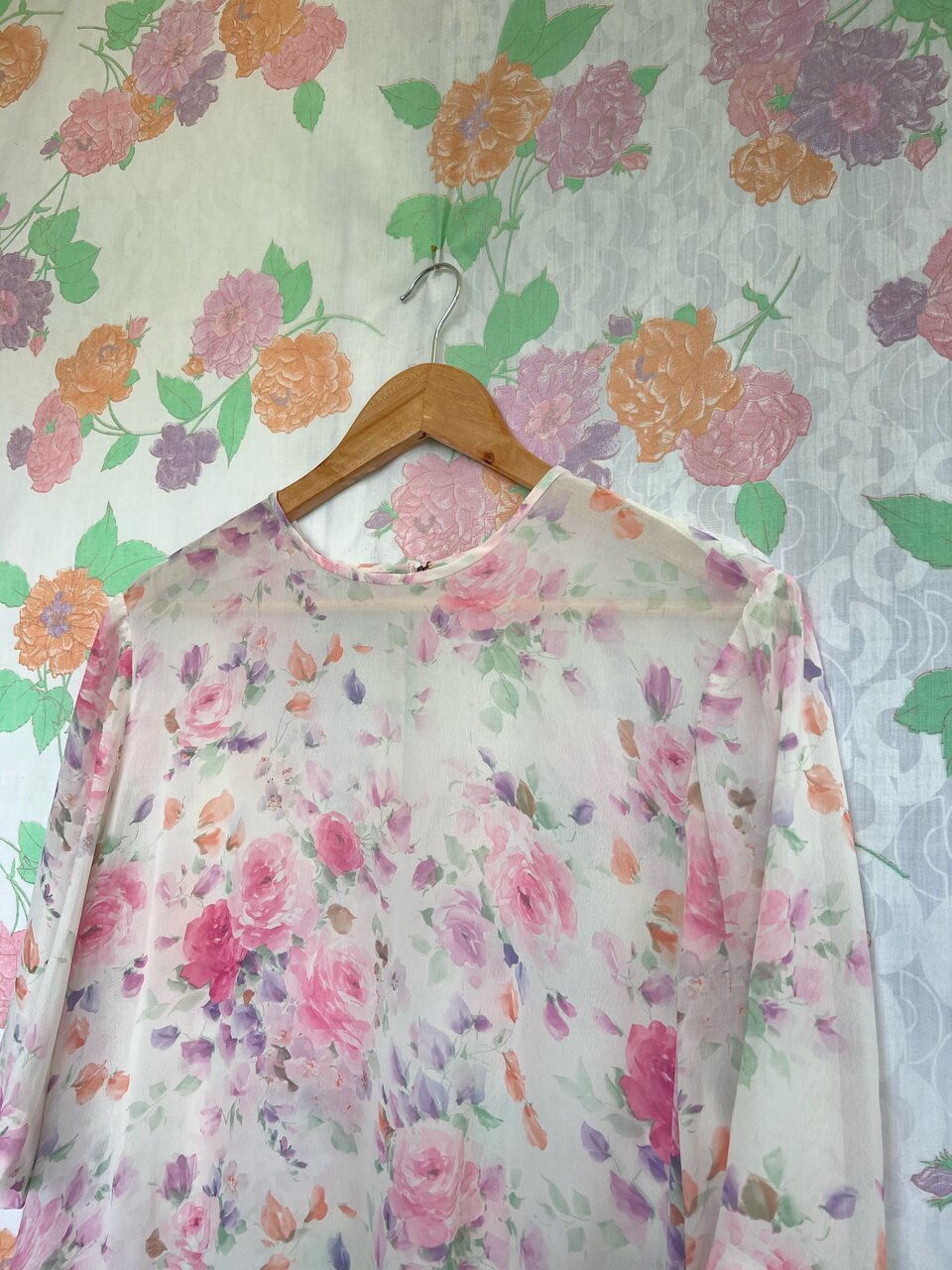 Oversized Floral Loose Shirt