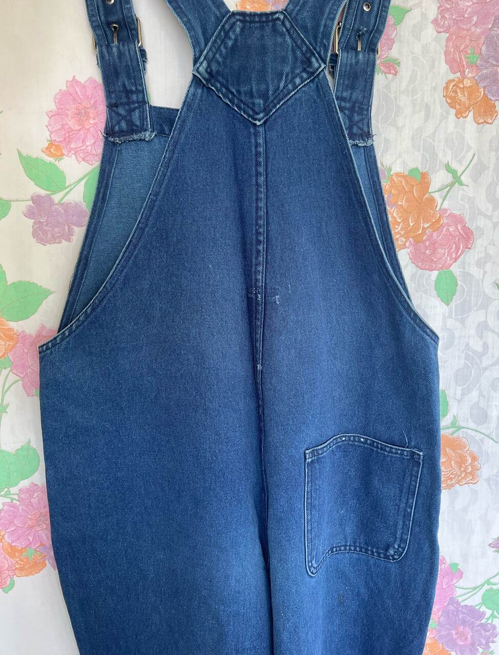 Vintage Mid Length Denim Overall