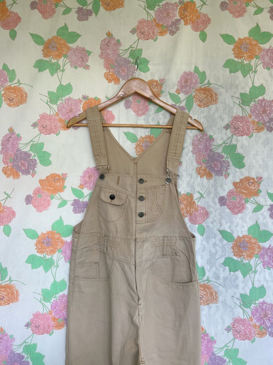 80's Cream Vintage Jumpsuit