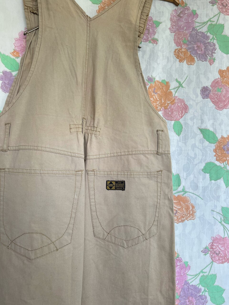 80's Cream Vintage Jumpsuit