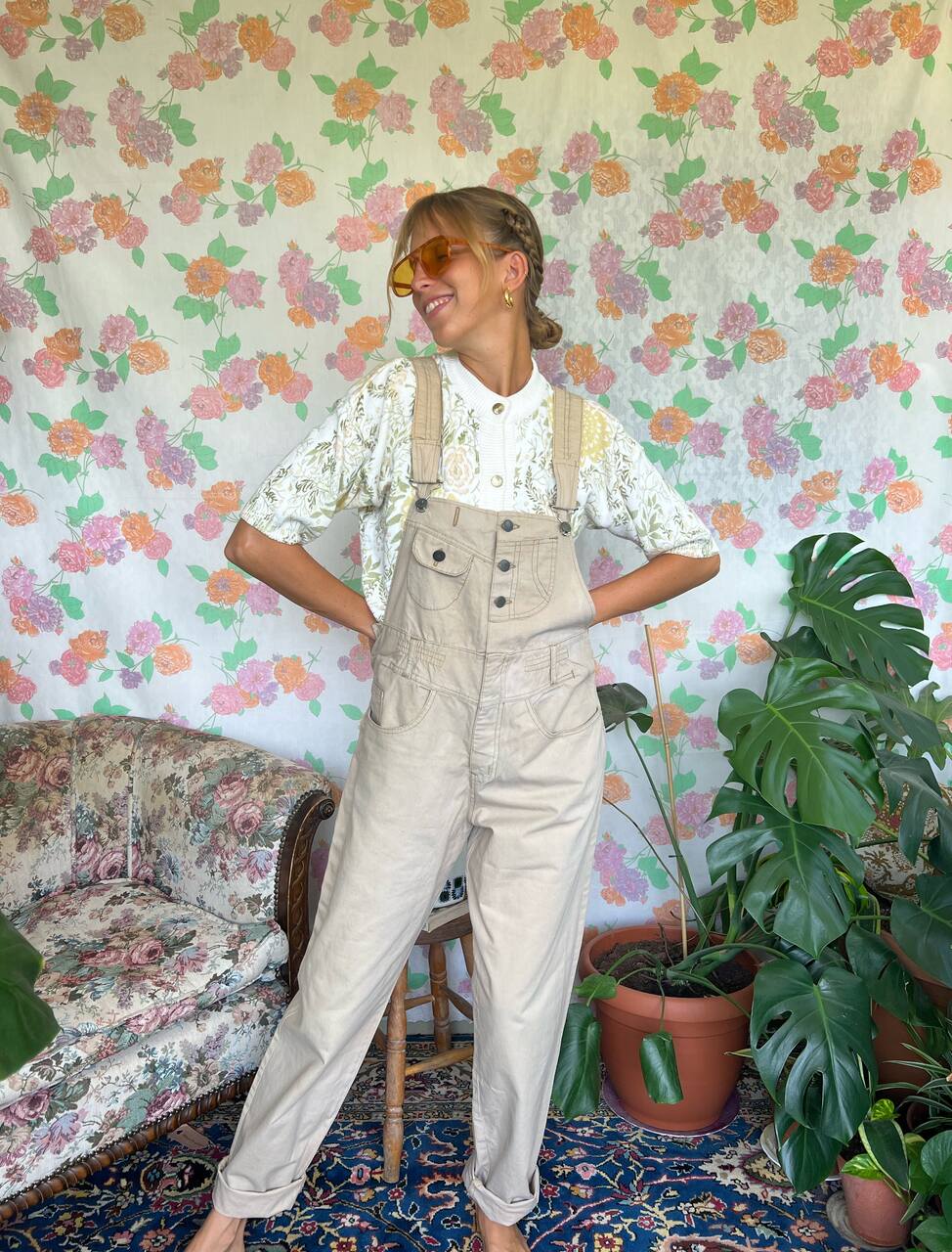 Detailed Vintage Tricot Top