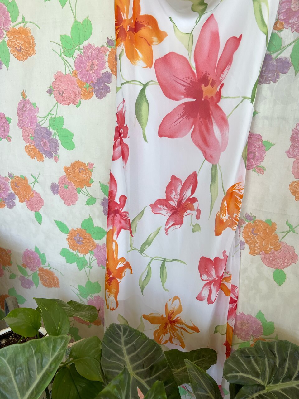 Midi Floral 90's Slip Dress