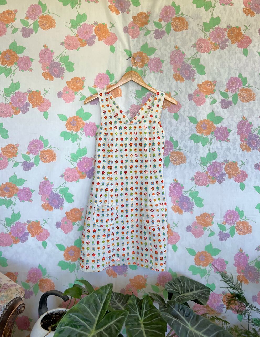 90's Printed Fun Dress