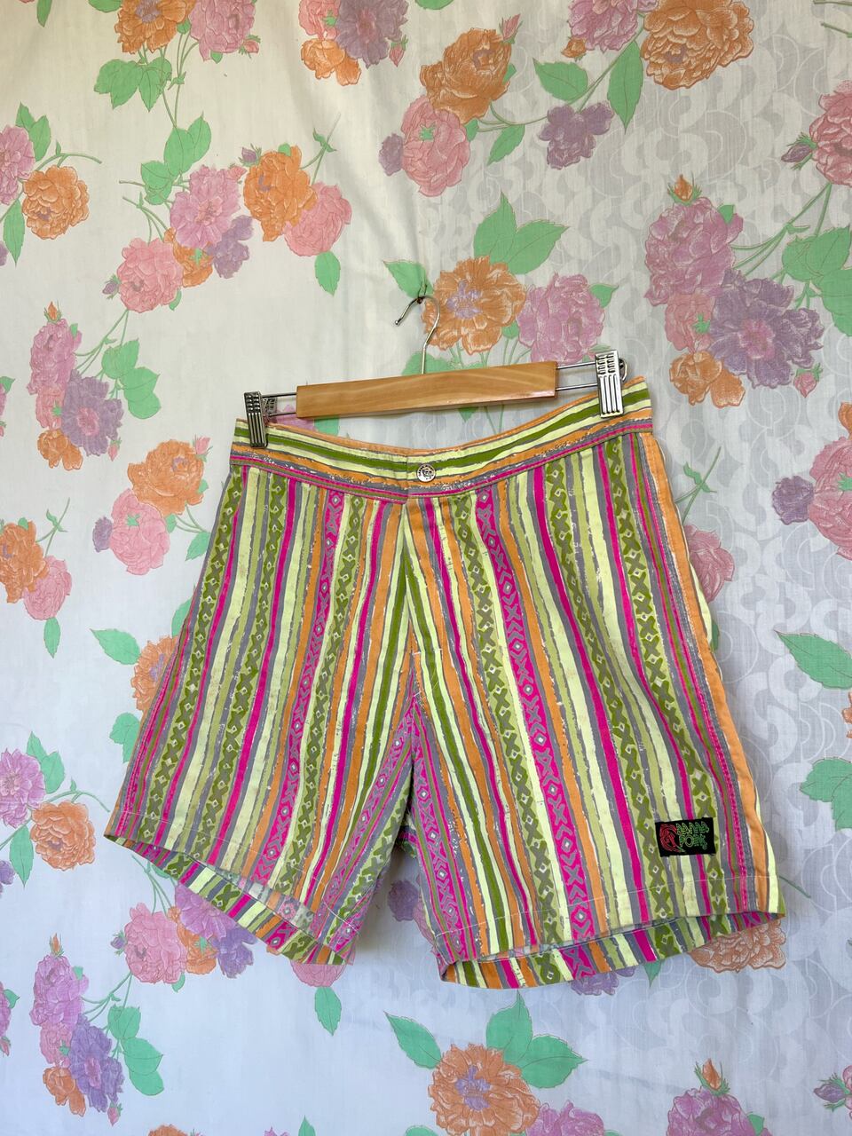 Vintage Ethnic Colorful Shorts