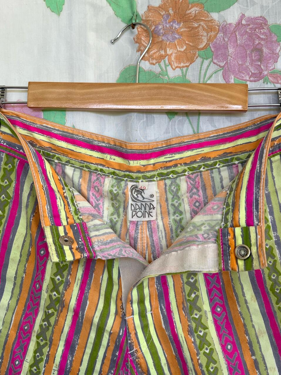 Vintage Ethnic Colorful Shorts