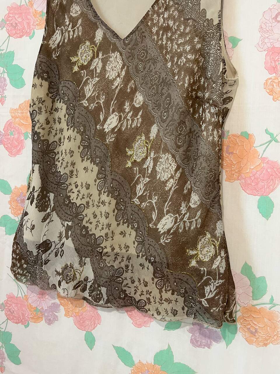 90's Brown Tank Top