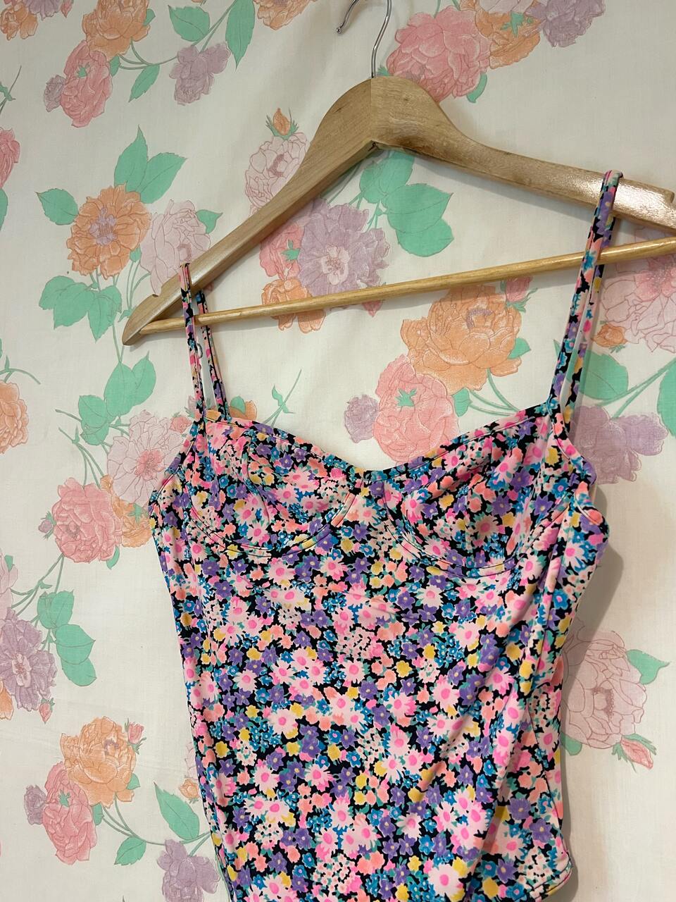 90’s Floral Vintage Swimsuit