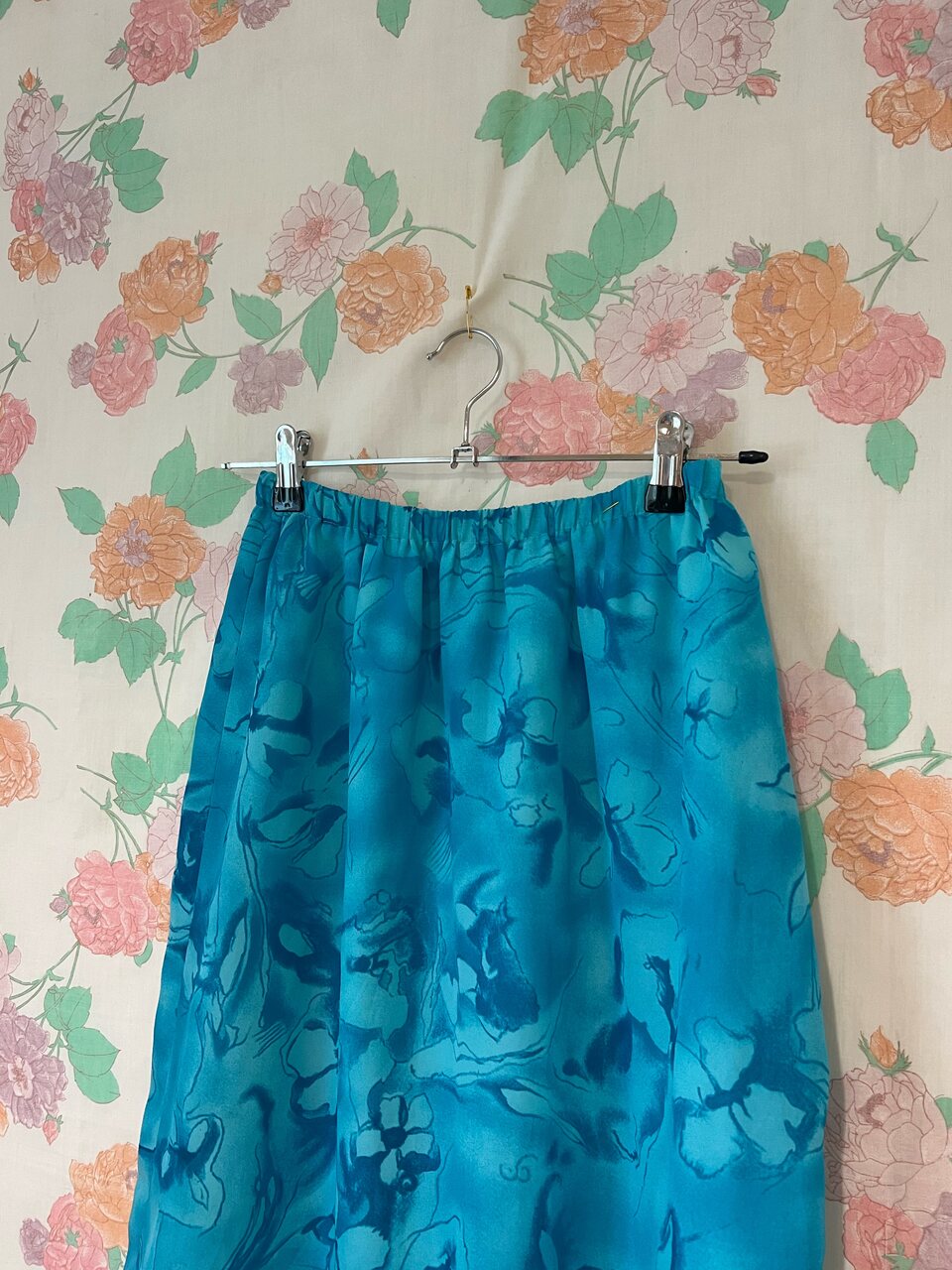 2000’s Blue Floral Skirt