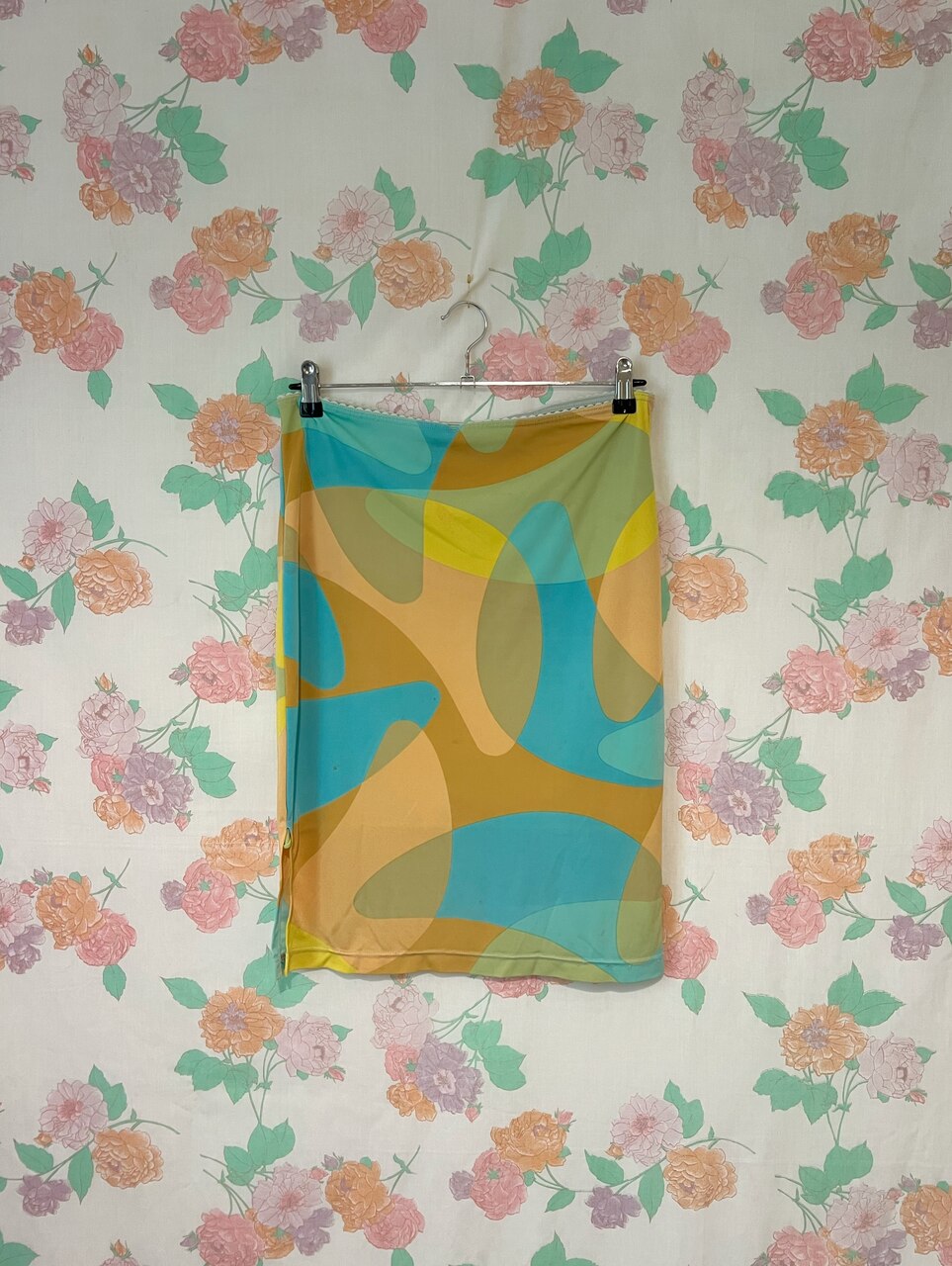 90’s Colorful Geometric Skirt