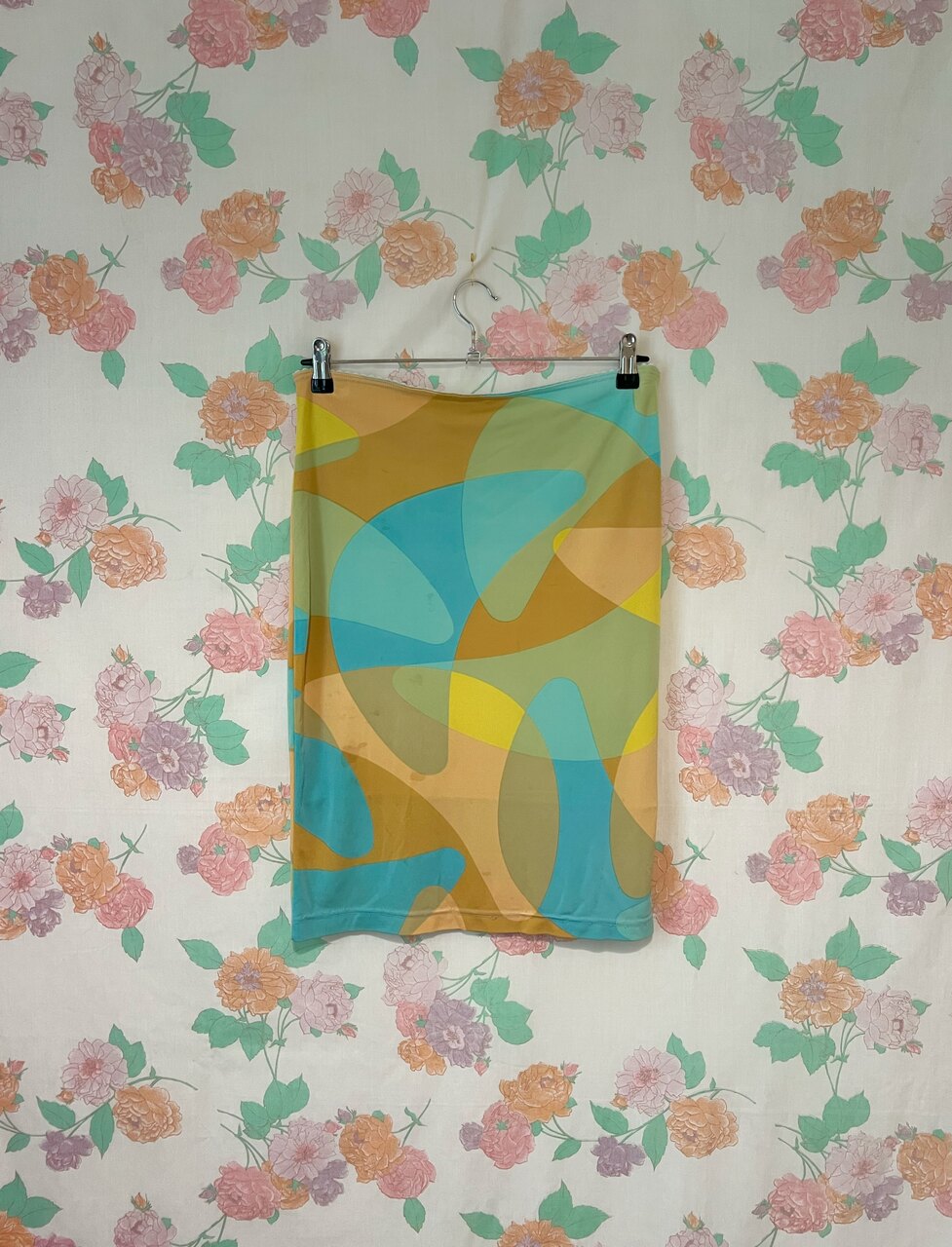 90’s Colorful Geometric Skirt