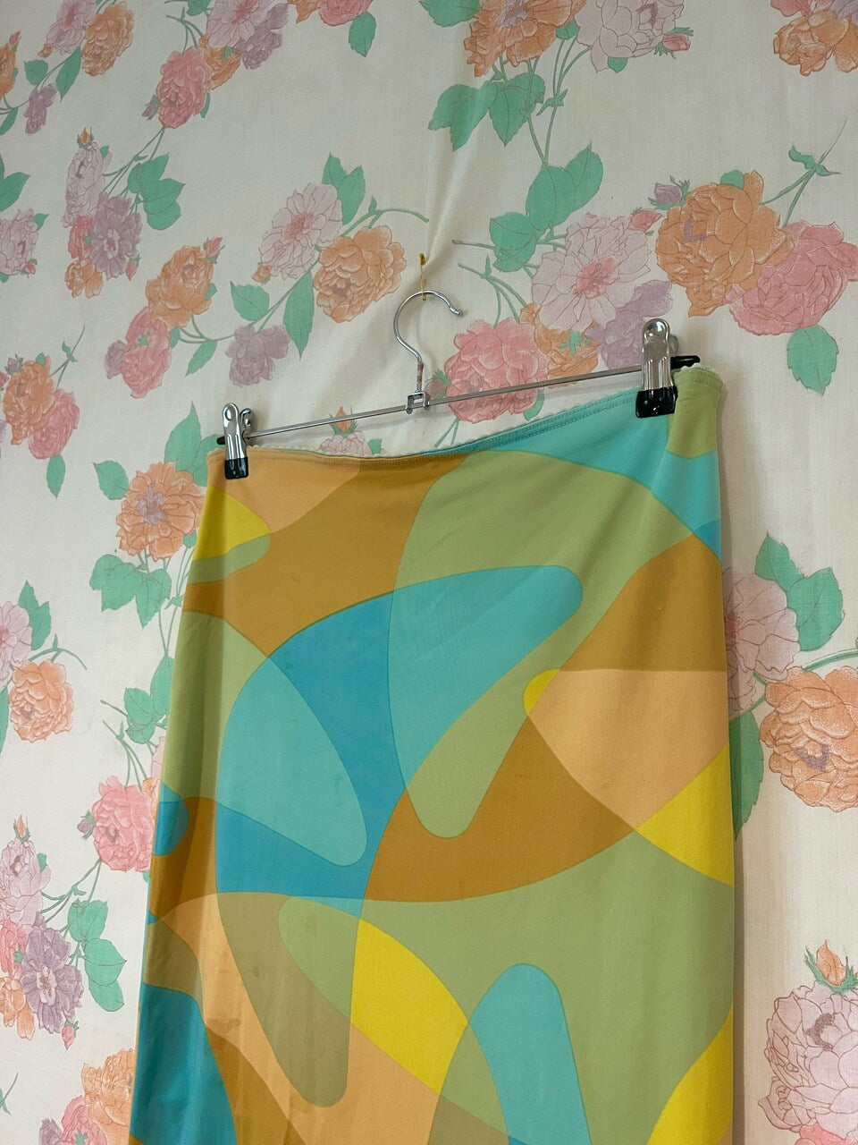 90’s Colorful Geometric Skirt