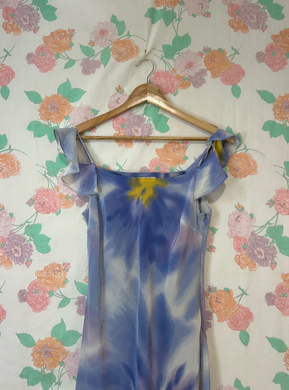 00’s Lilac Daisy Dress