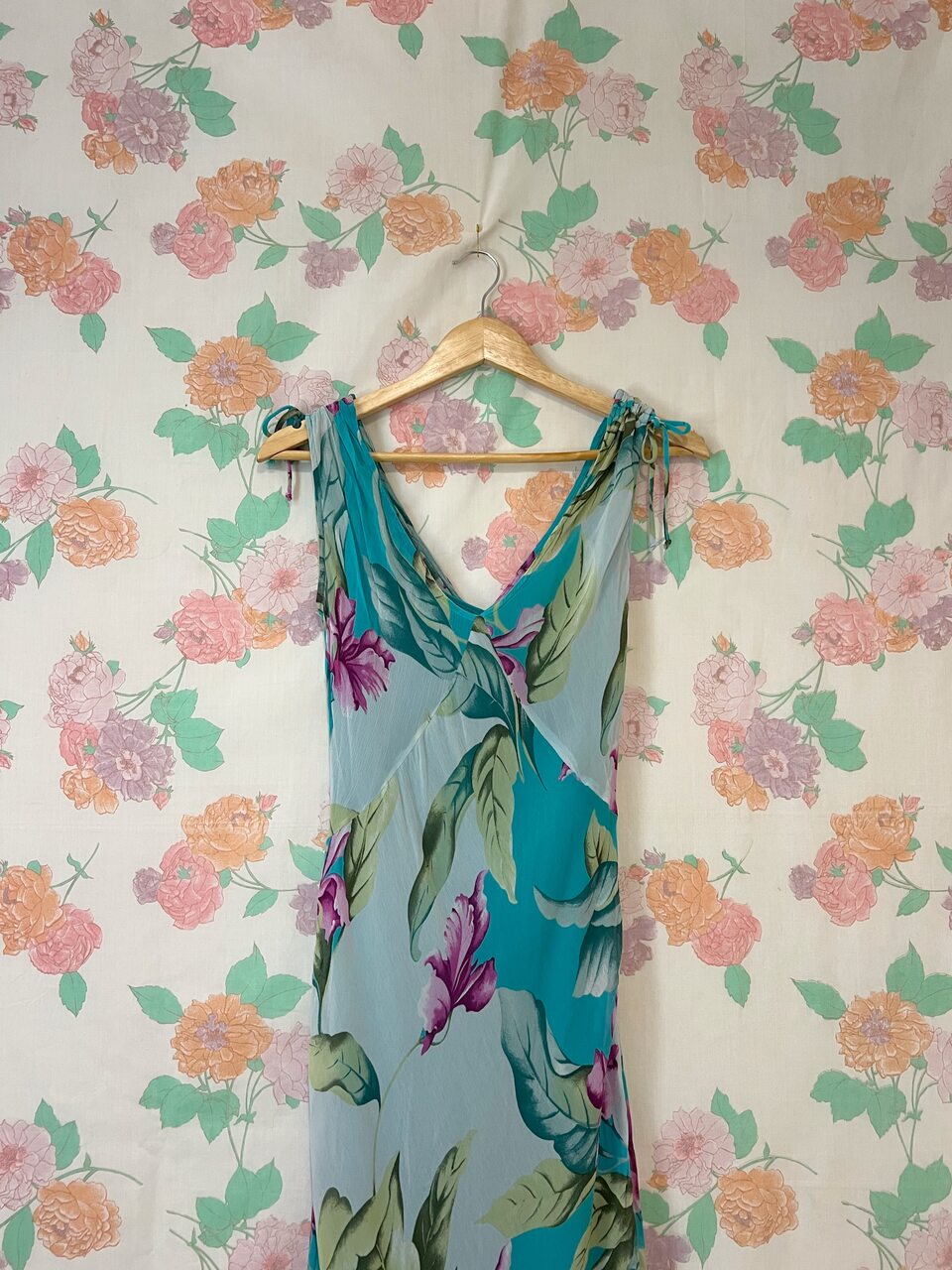 90’s Tropical Asymmetric Dress