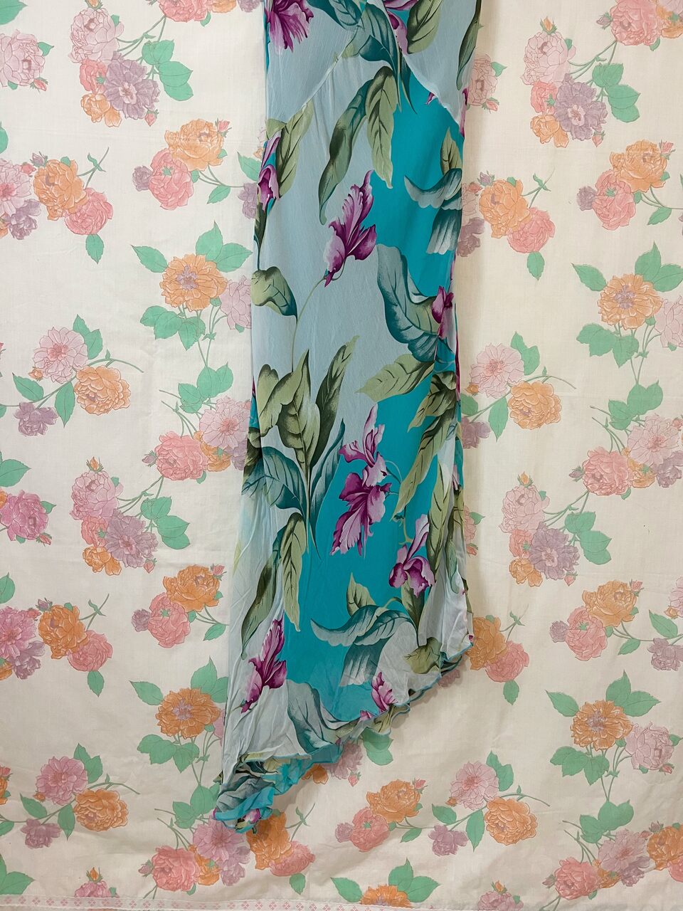 90’s Tropical Asymmetric Dress