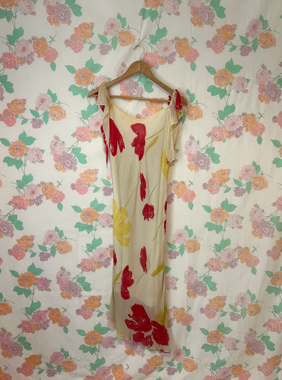 90’s Iconic Daisy Cream Dress