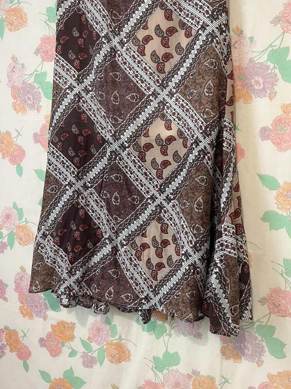 2000’s Patchwork Printed Skirt