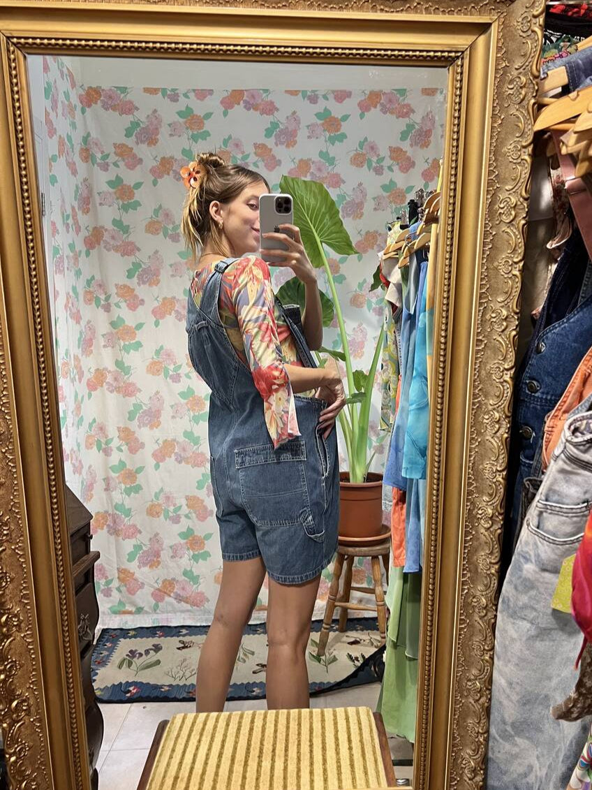90’s GAP Denim Short Overalls